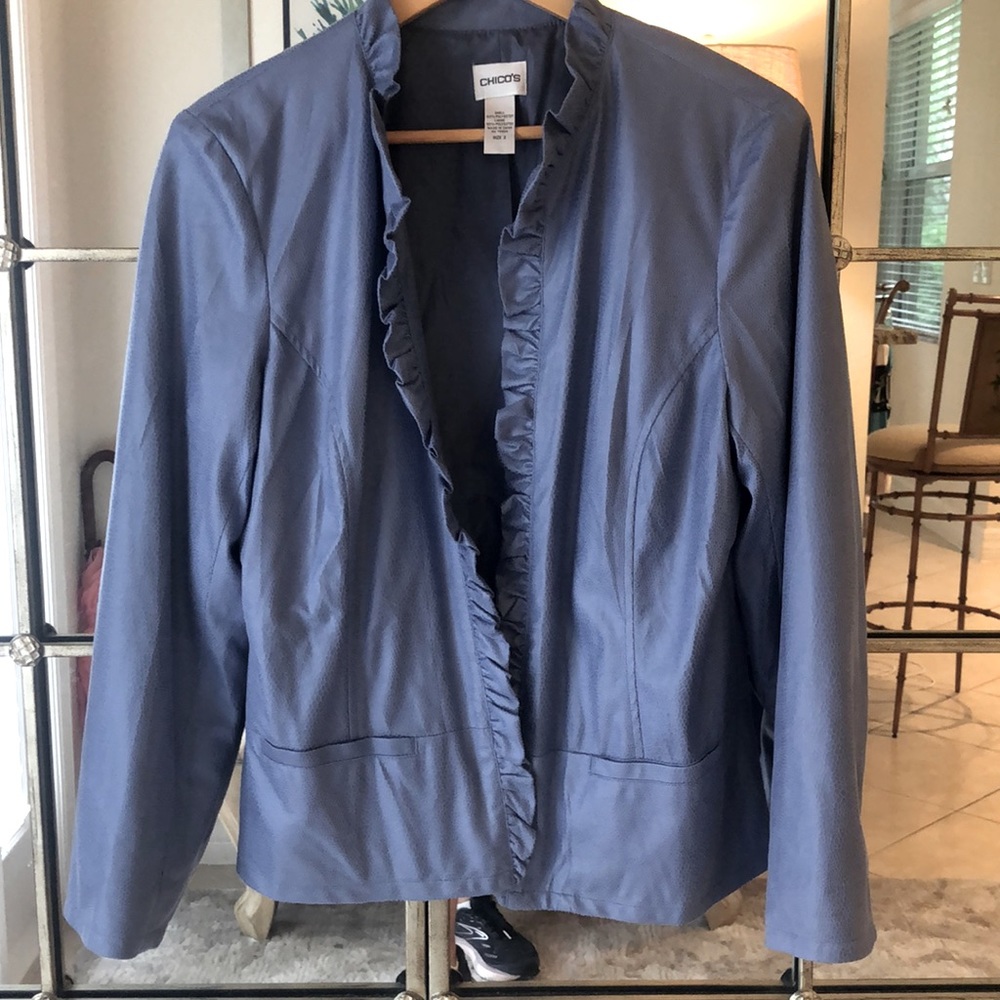 Chico’s Jacket in Soft blue - Picture 1 of 8